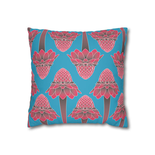 Turquoise Ginger Pillowcase