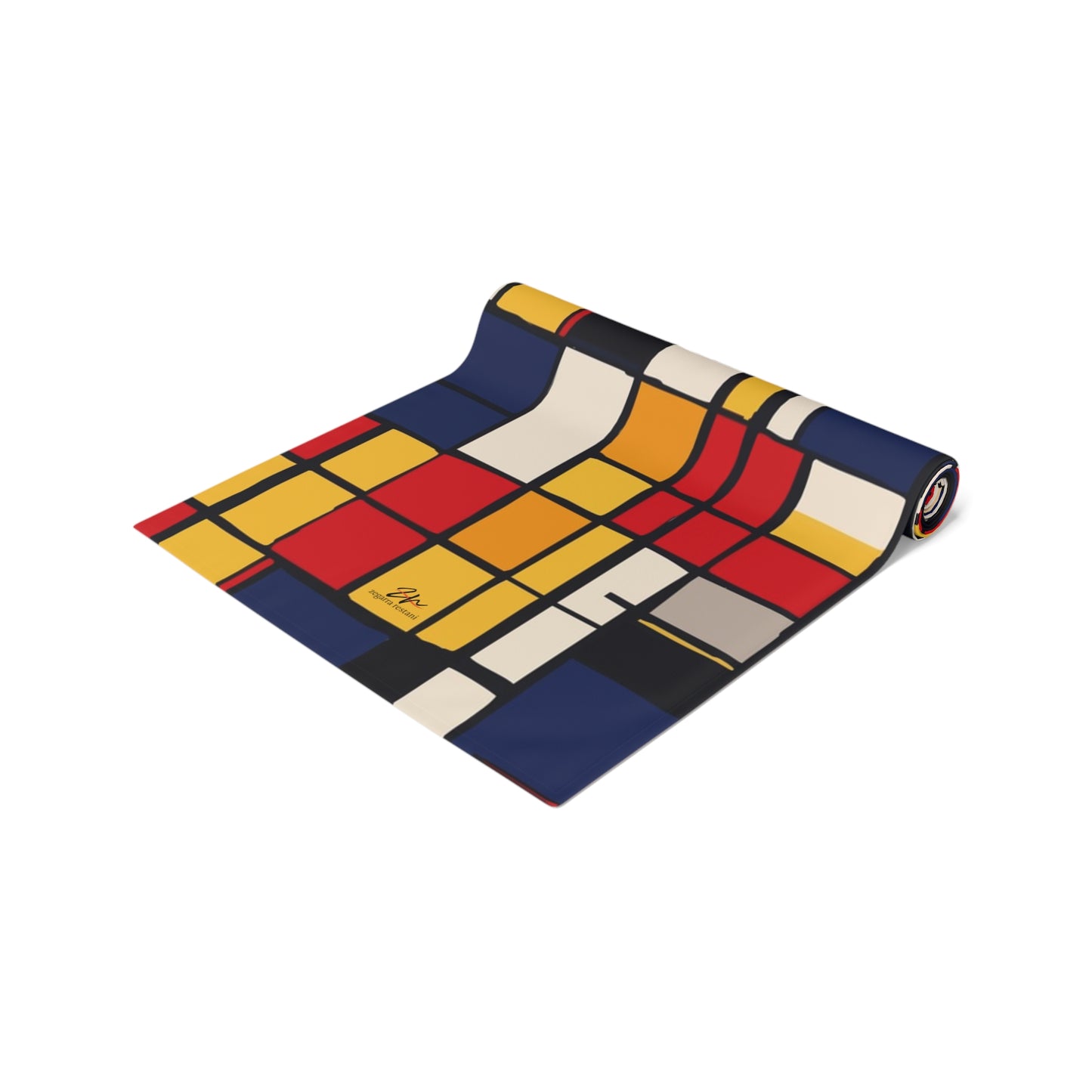 Mondrian-Inspired Table Runner