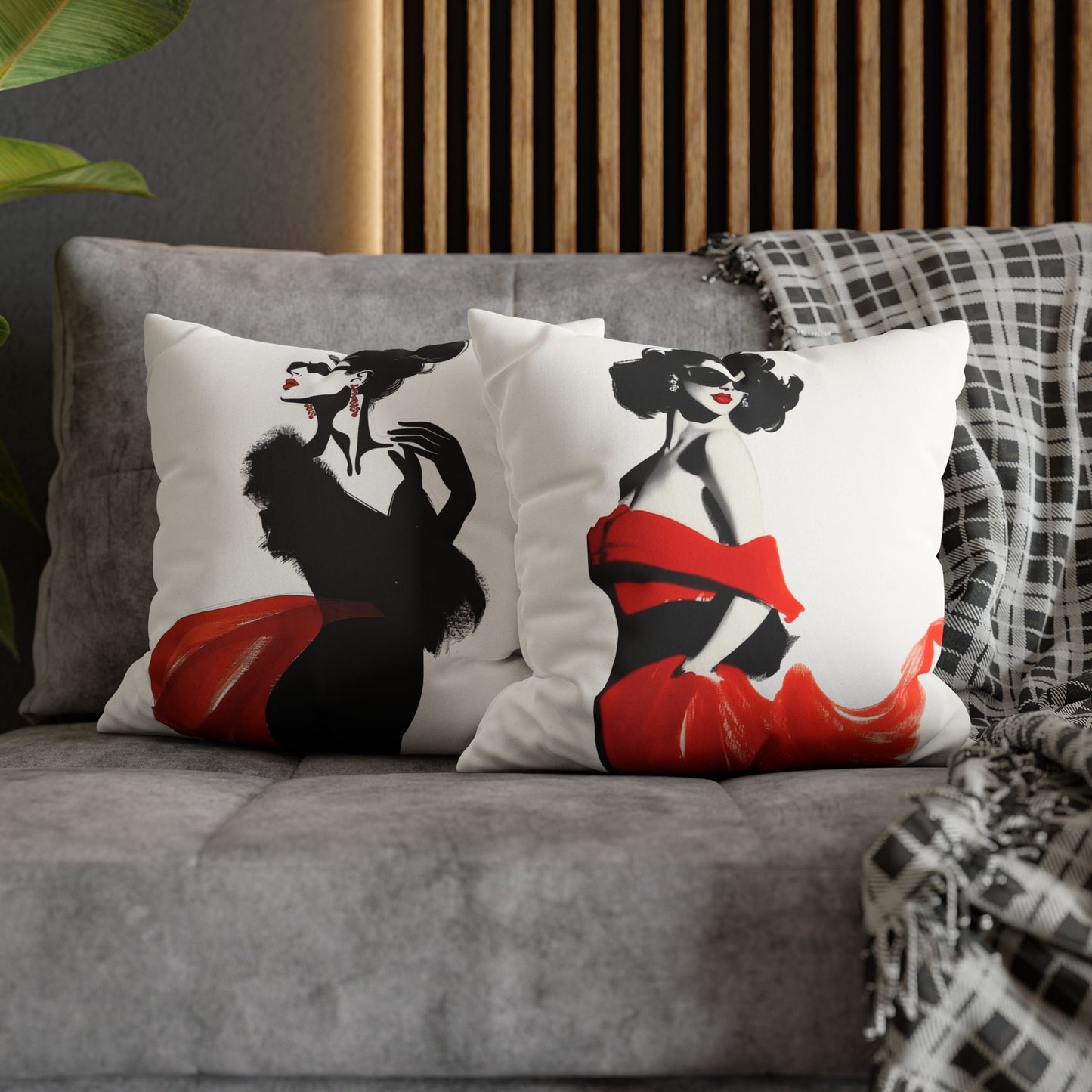 Scarlet Sophistication Pillowcase