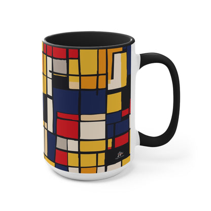 Mondrian-Inspired Mug