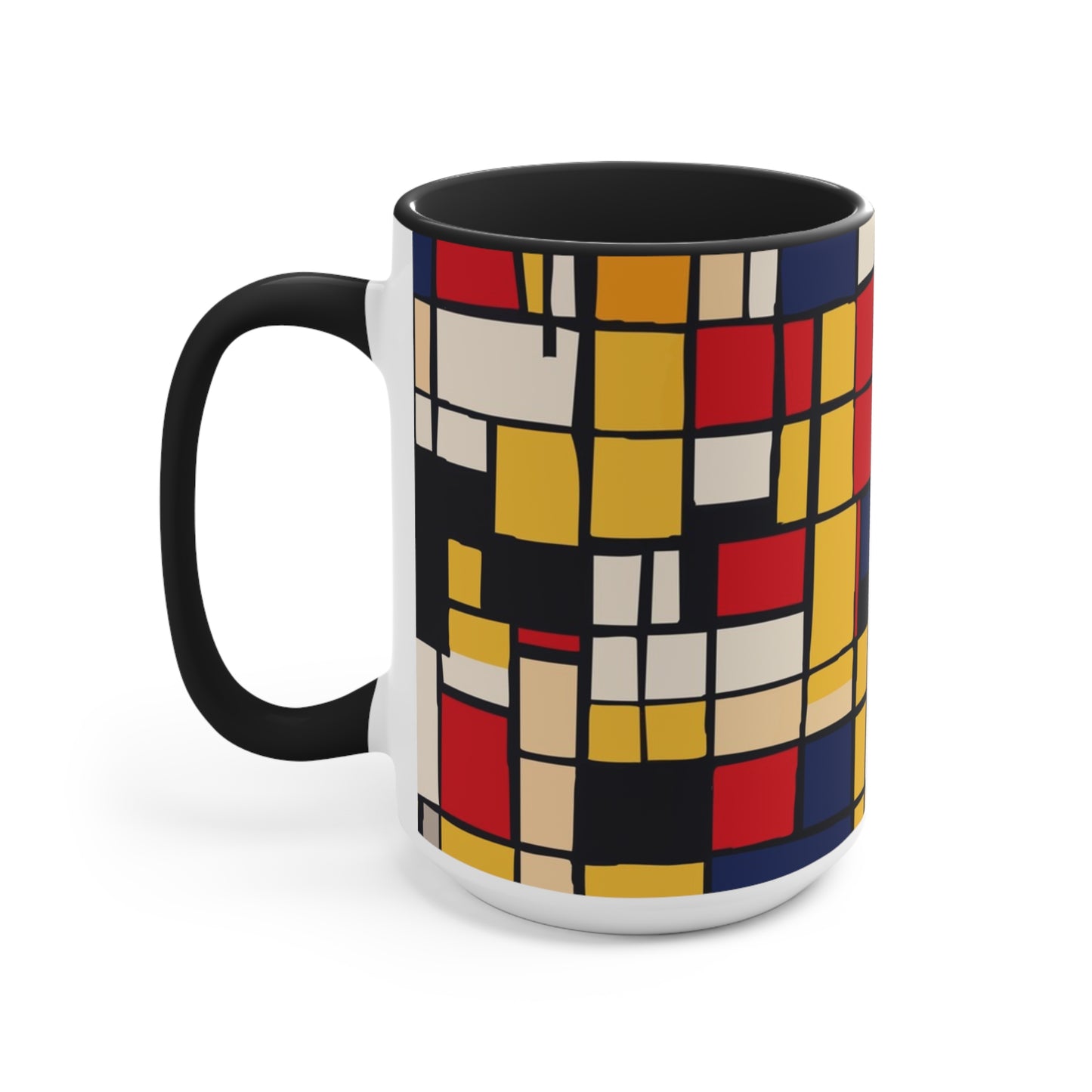 Mondrian-Inspired Mug