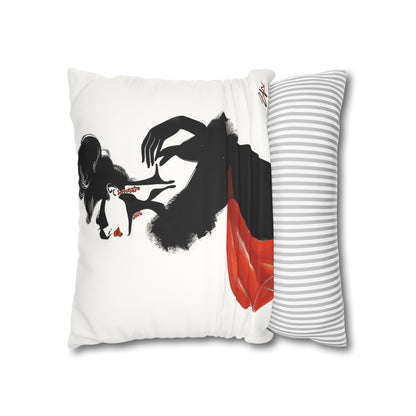 Scarlet Sophistication Pillowcase