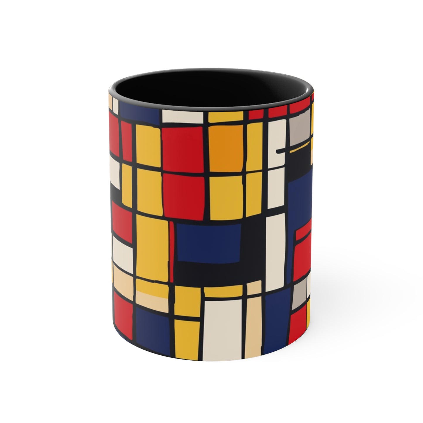 Mondrian-Inspired Mug