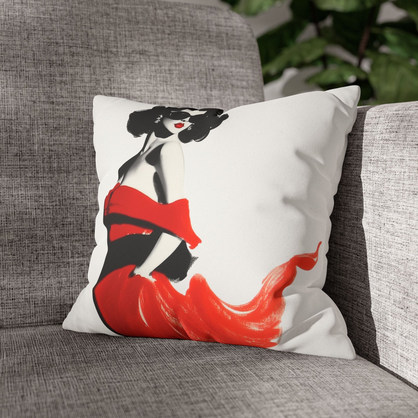 Scarlet Sophistication Pillowcase