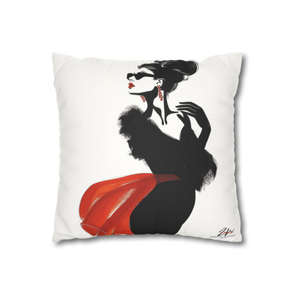 Scarlet Sophistication Pillowcase