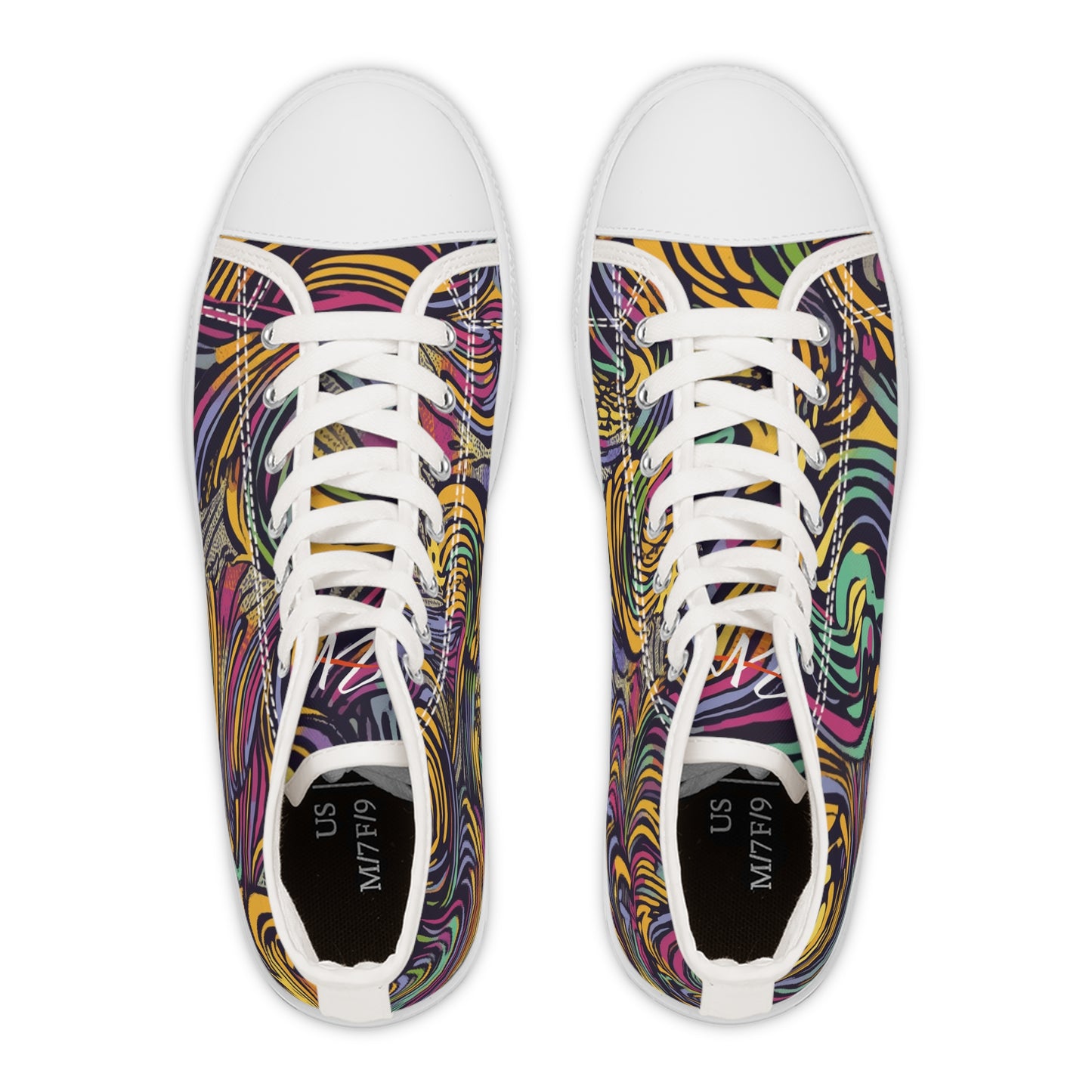 Pop Art Flow Women's High Top Sneakers