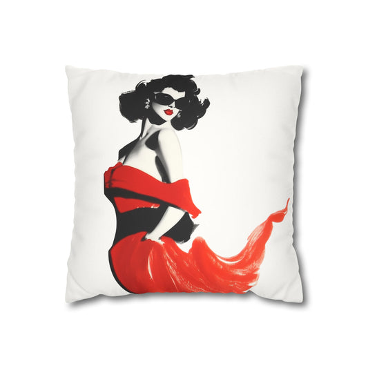 Scarlet Sophistication Pillowcase