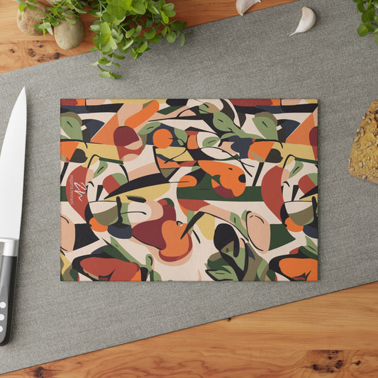 Cubist Garden Cutting Board