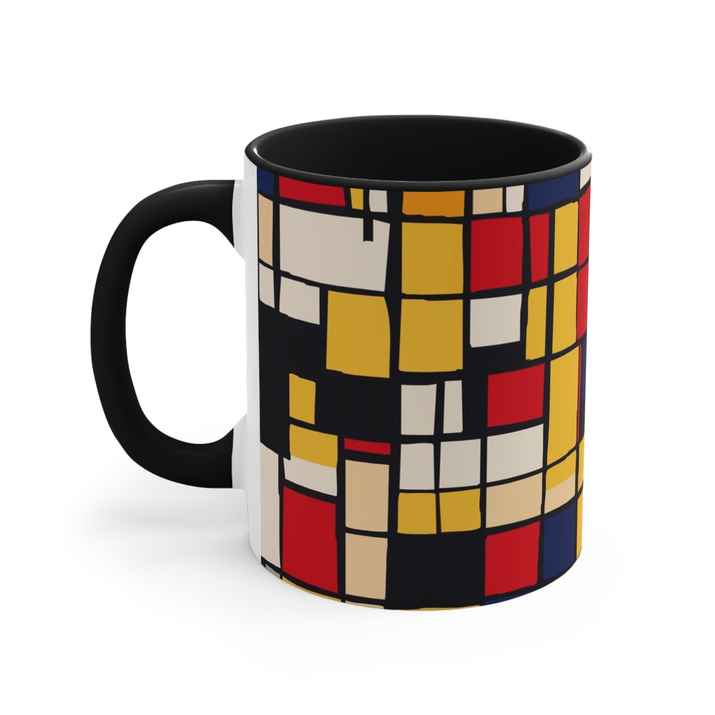 Mondrian-Inspired Mug