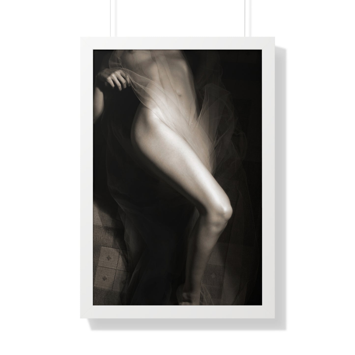 Veiled Elegance Framed Poster