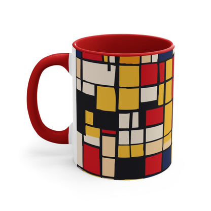 Mondrian-Inspired Mug