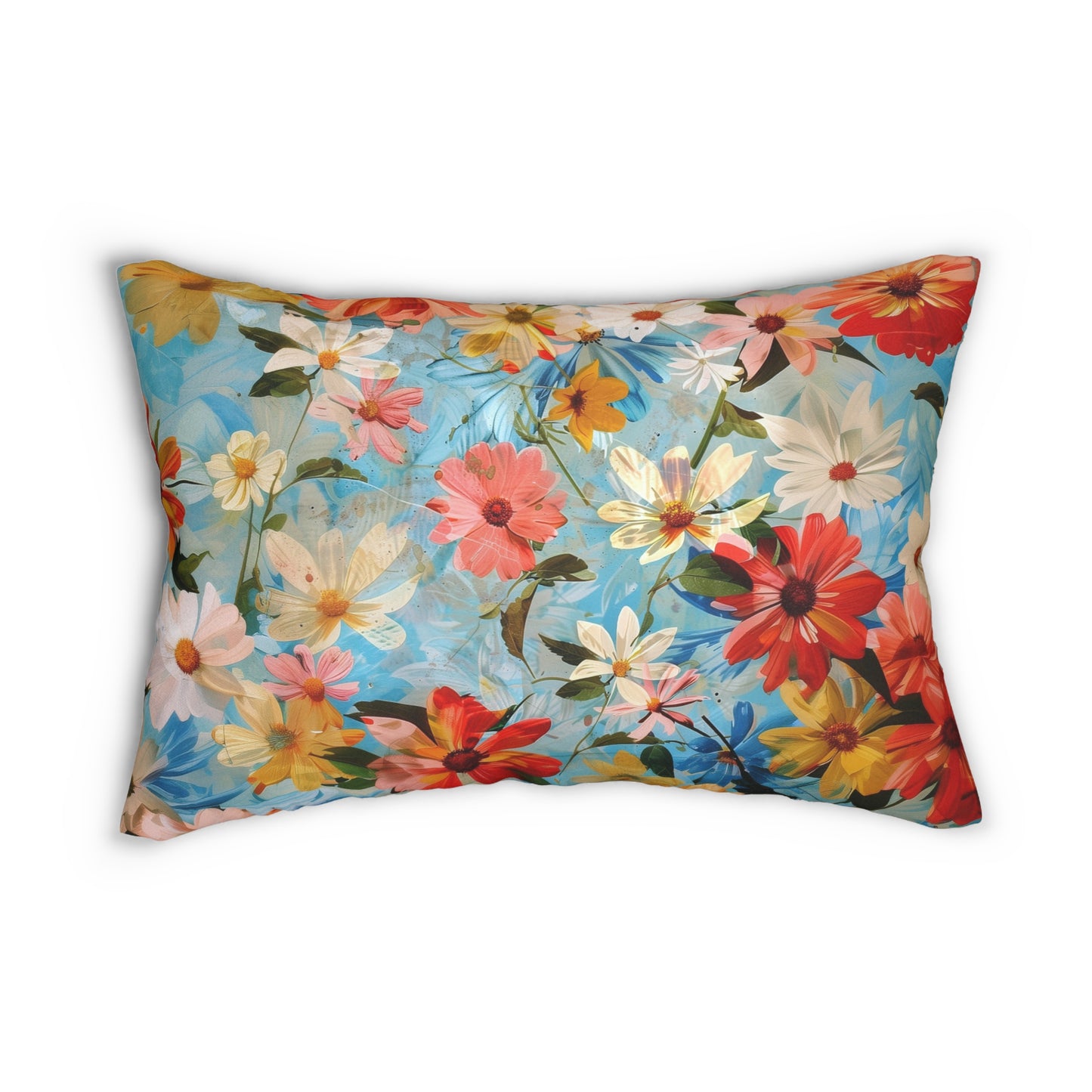 Blooming Paradise Lumbar Pillow.