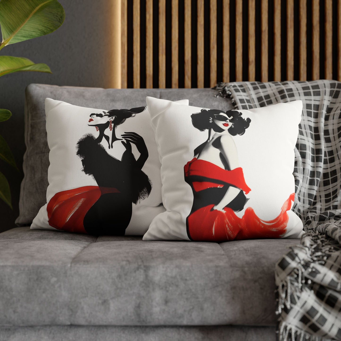 Scarlet Sophistication Pillowcase