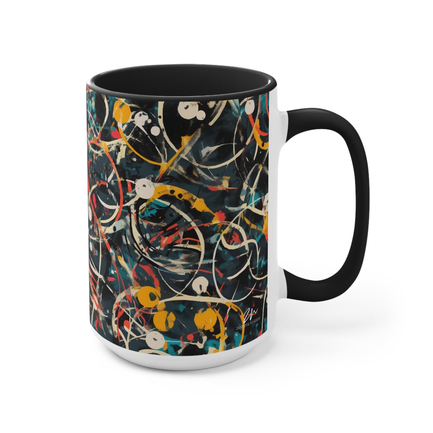 Pollock-Inspired Mug