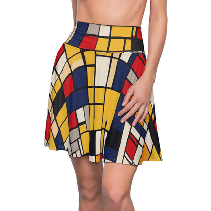 Mondrian-Inspired Skater Skirt