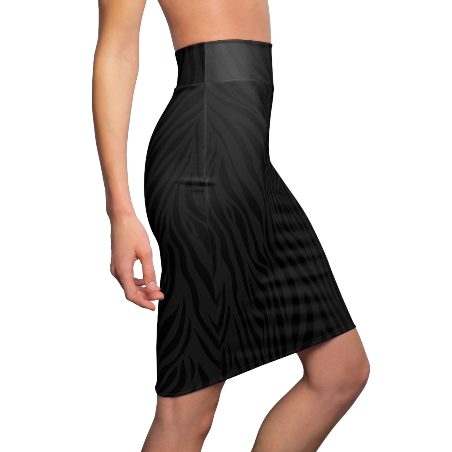 Midnight Stripes Pencil Skirt