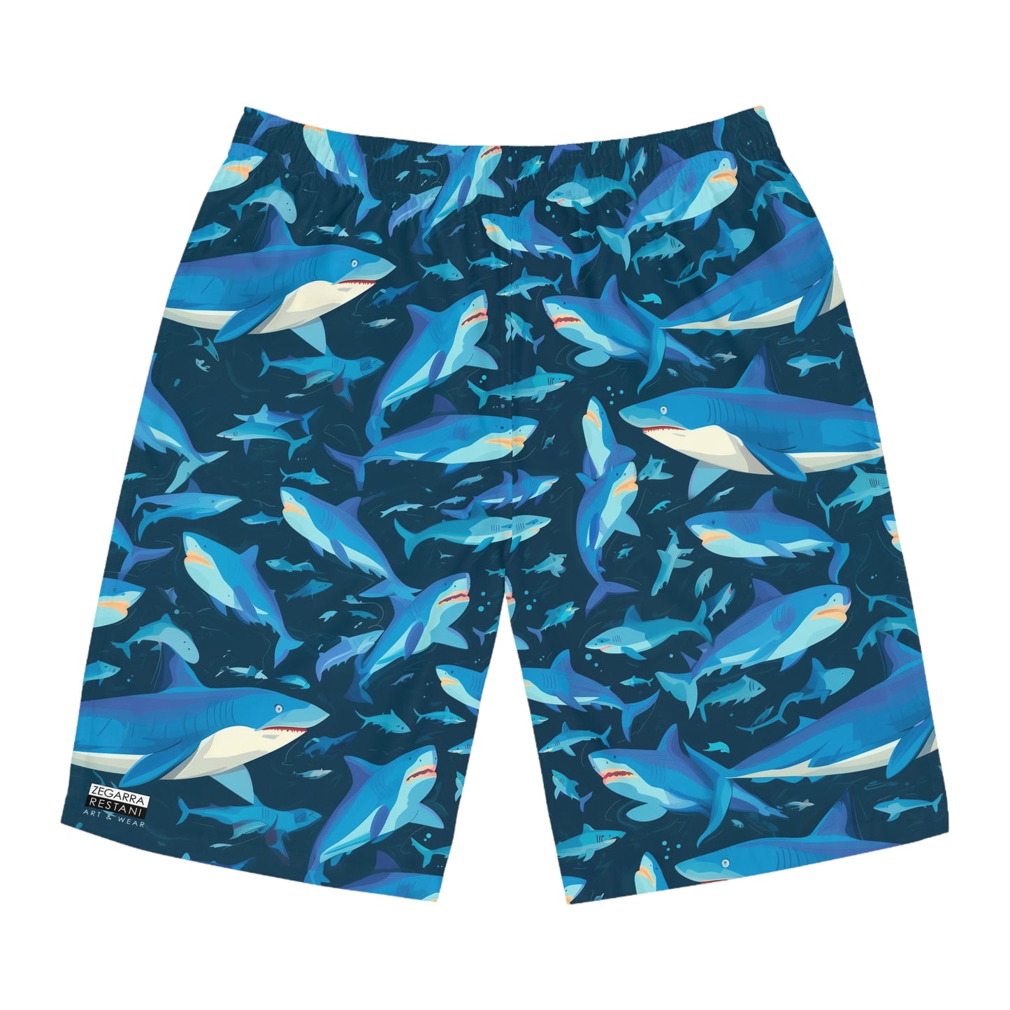 Shark Frenzy Board Shorts for men