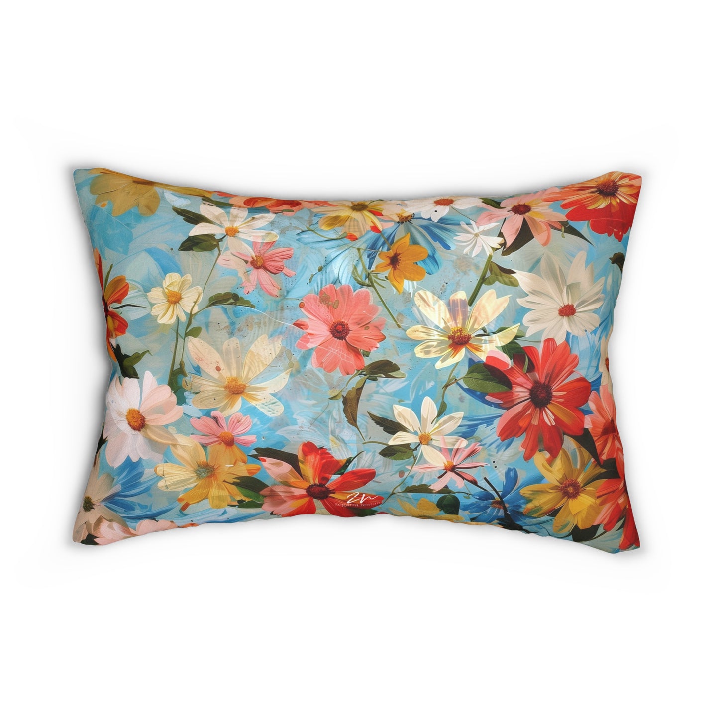 Blooming Paradise Lumbar Pillow.