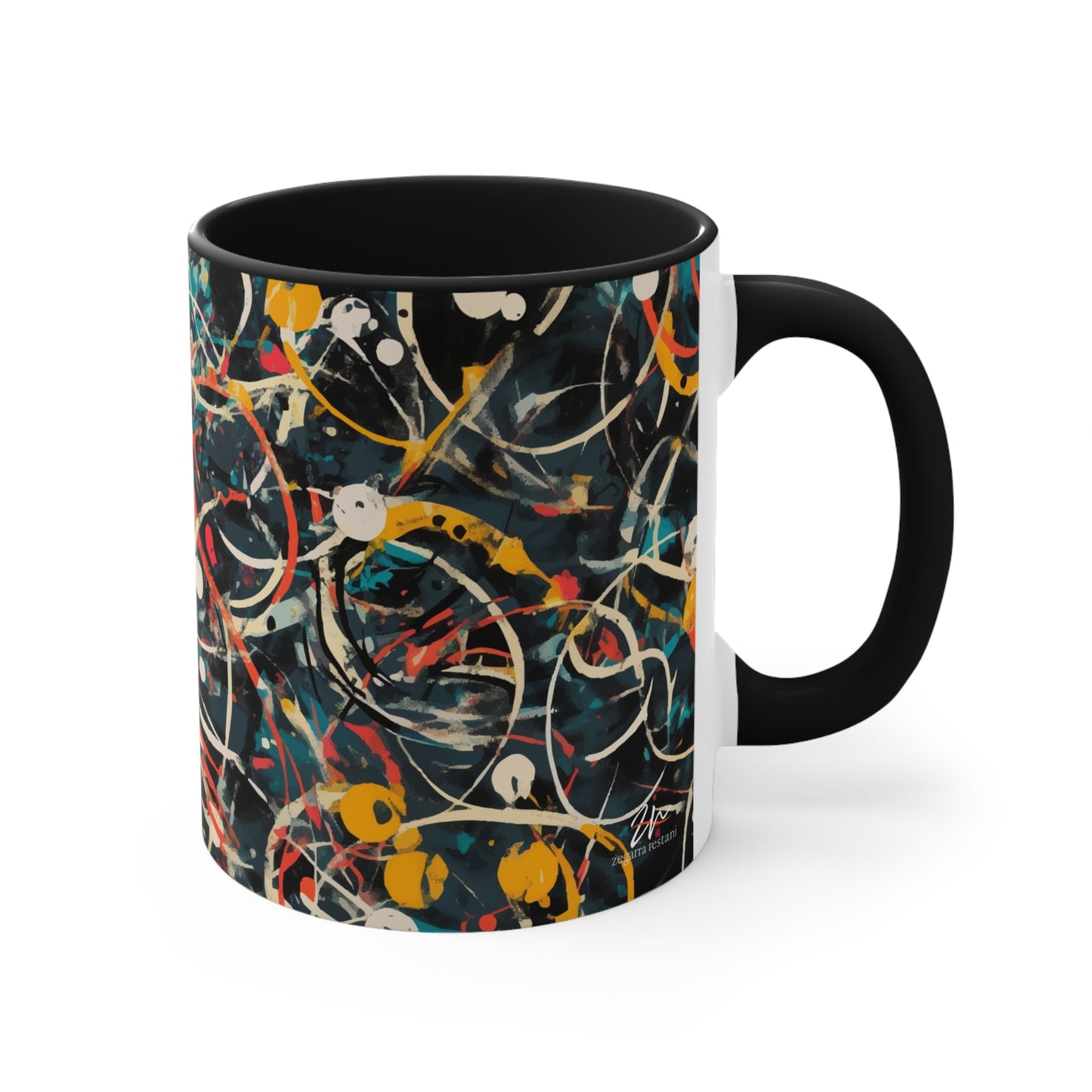 Pollock-Inspired Mug