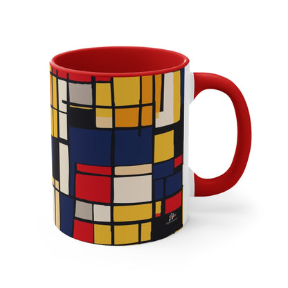 Mondrian-Inspired Mug