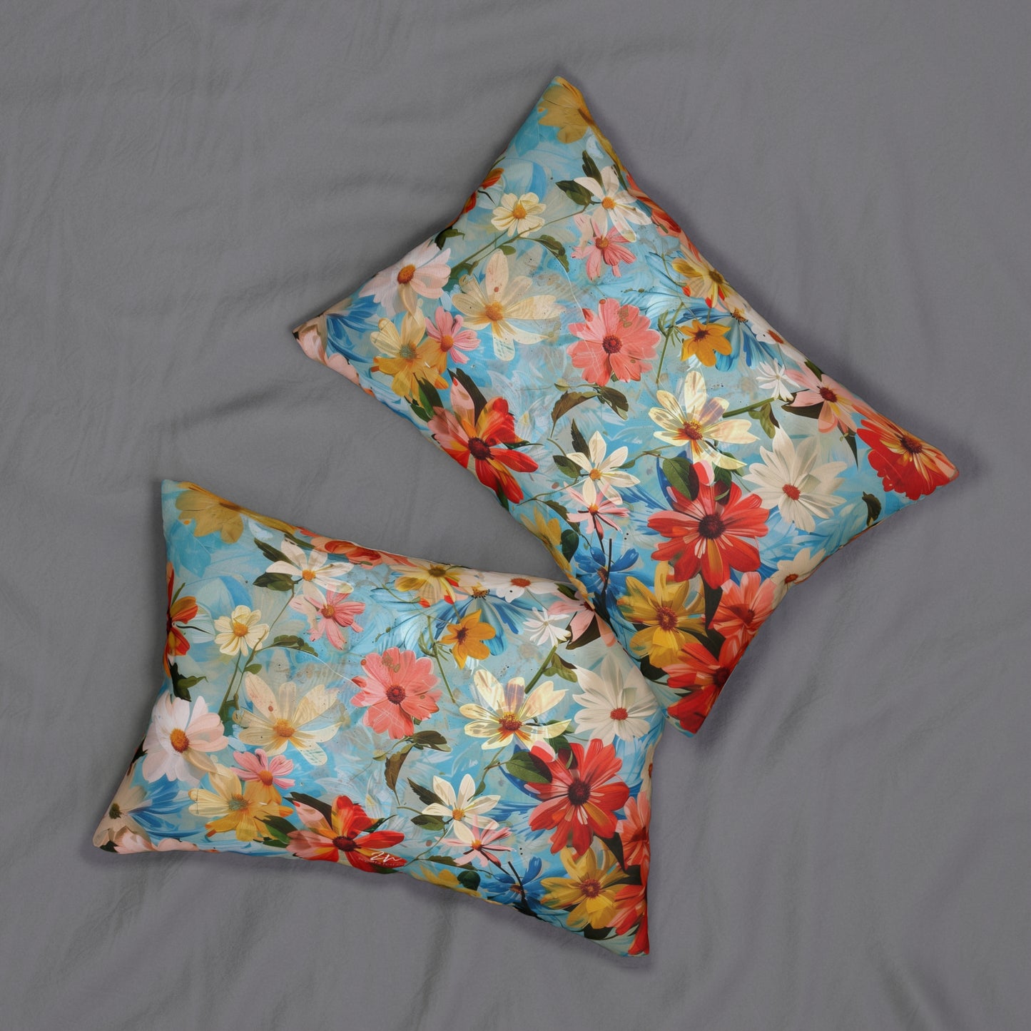 Blooming Paradise Lumbar Pillow.