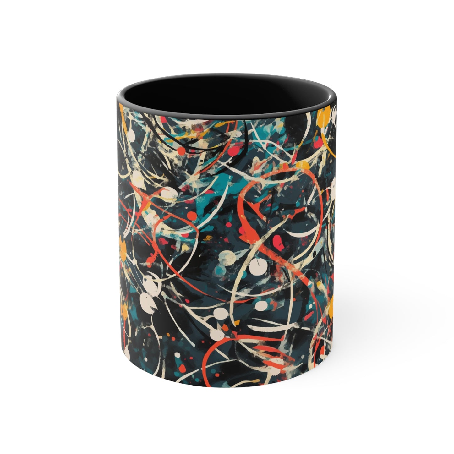 Pollock-Inspired Mug