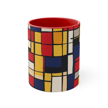 Mondrian-Inspired Mug