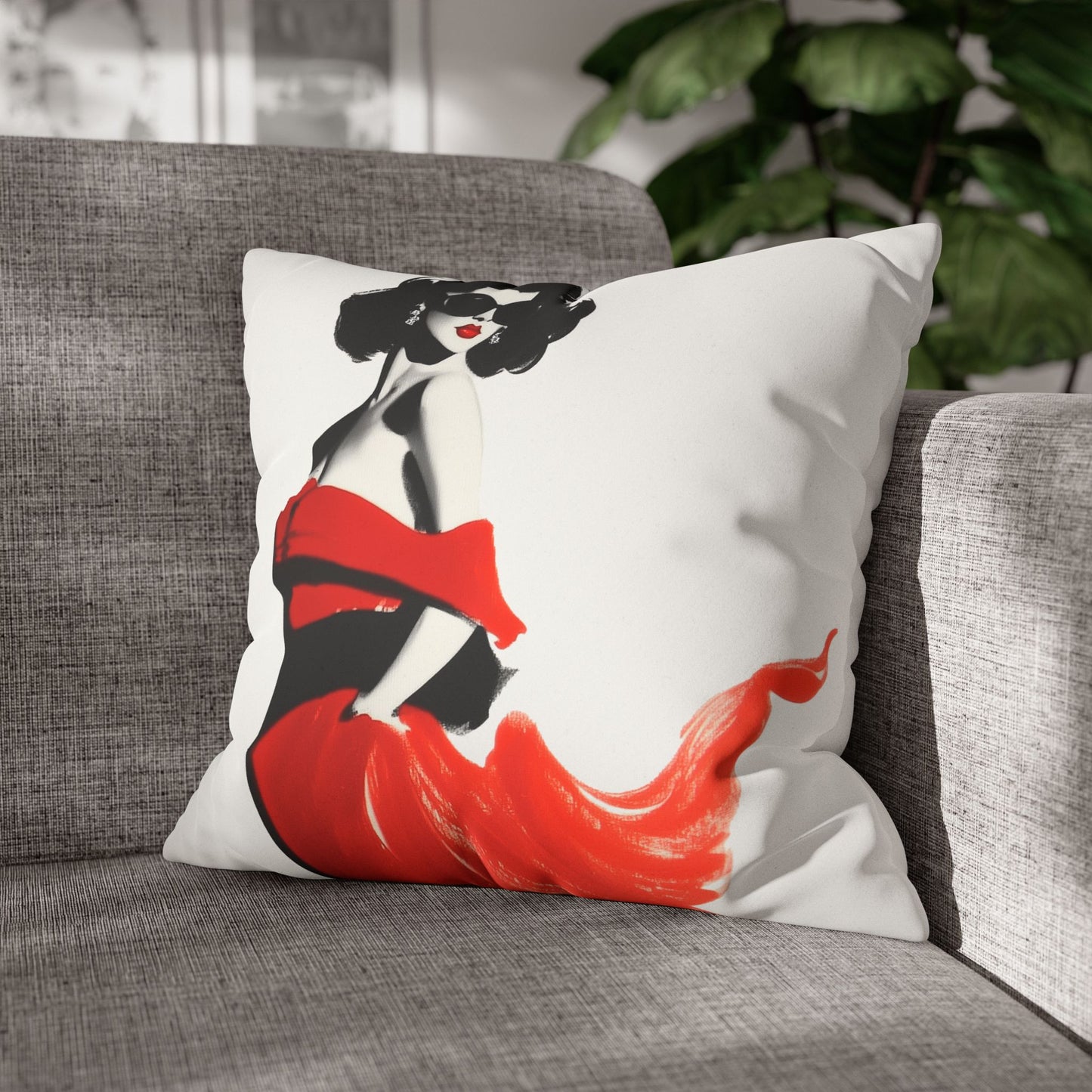 Scarlet Sophistication Pillowcase