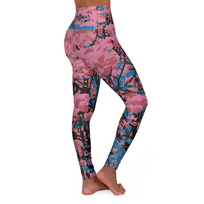 Roble de Sabana / High Waisted Yoga Leggings  (AOP)