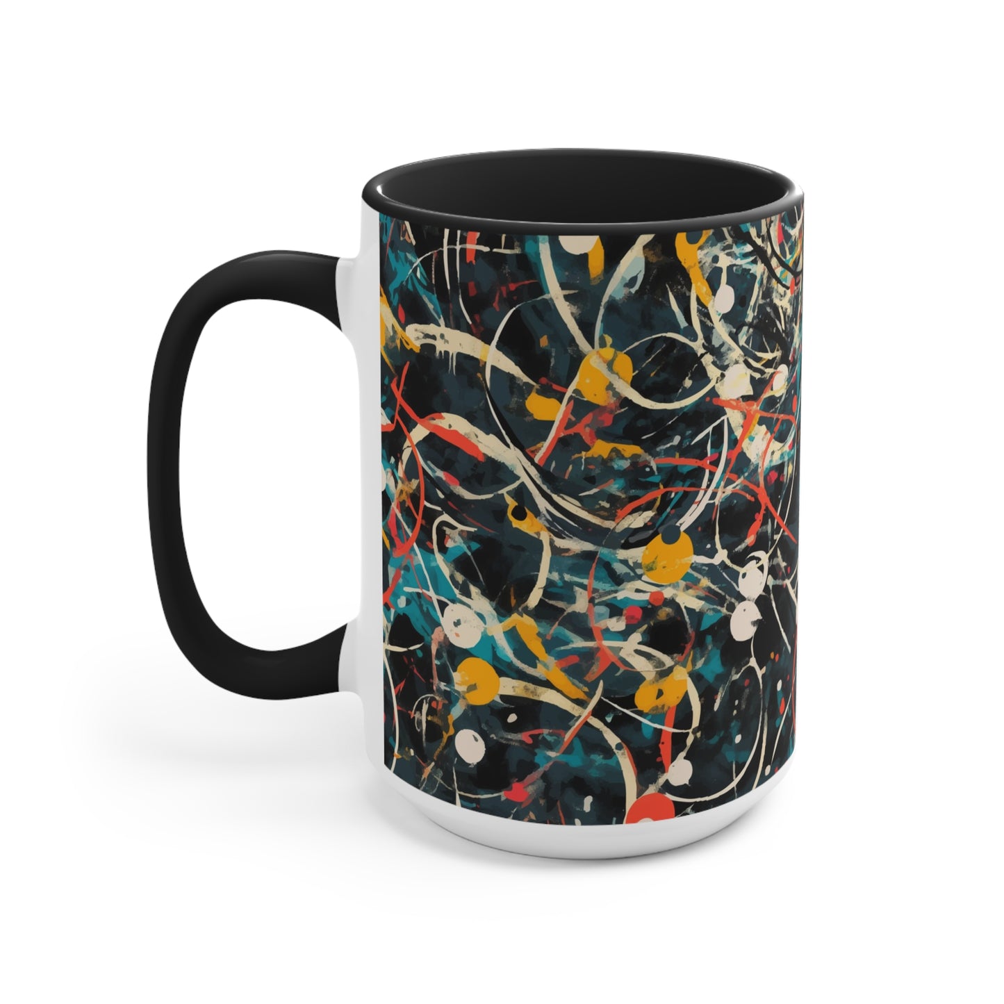 Pollock-Inspired Mug