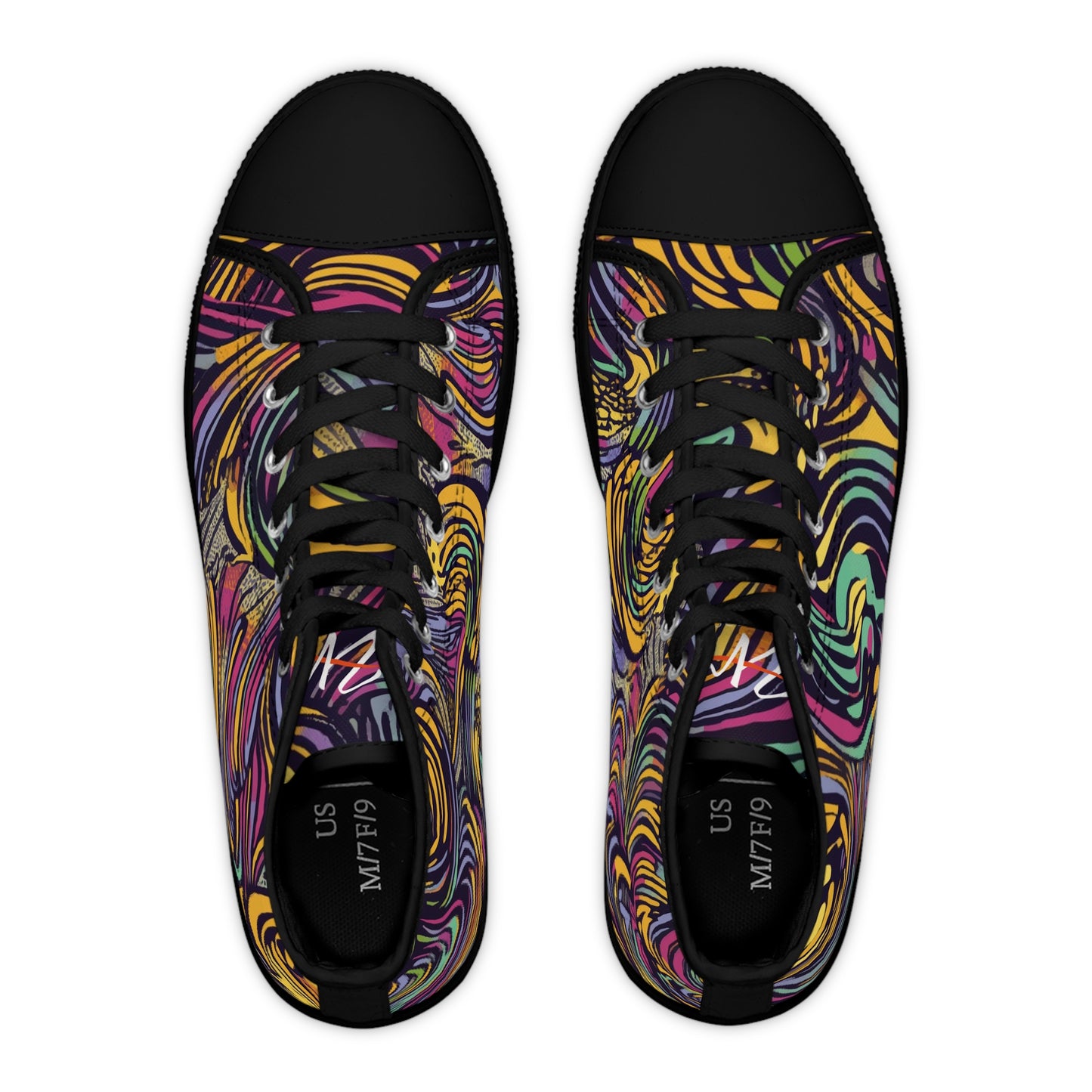 Pop Art Flow Women's High Top Sneakers