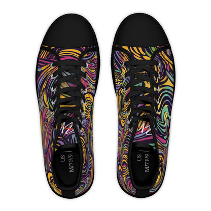 Pop Art Flow Women's High Top Sneakers