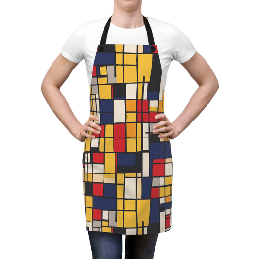 Mondrian-Inspired Apron