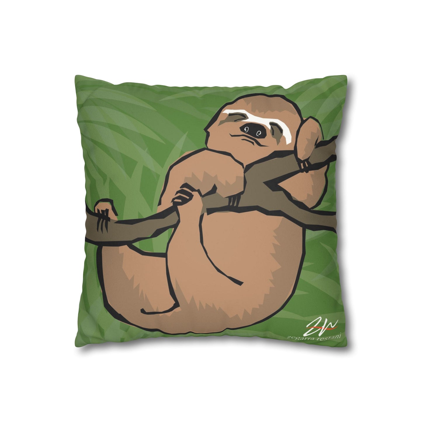 Costa Rica Three Toes Sloth Pillowcase