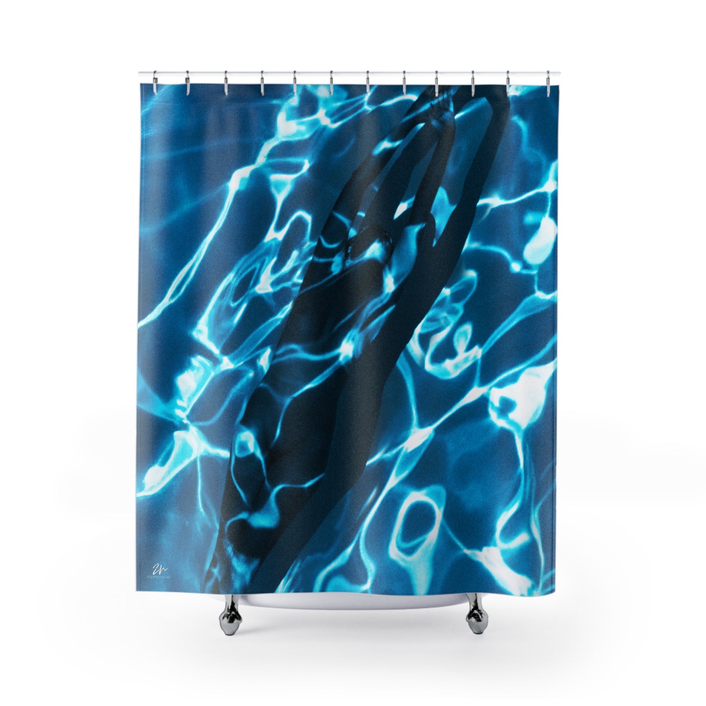 Rippled Elegance Shower Curtains