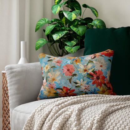 Blooming Paradise Lumbar Pillow.