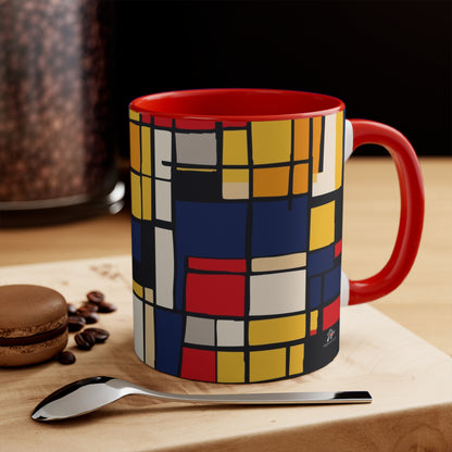 Mondrian-Inspired Mug