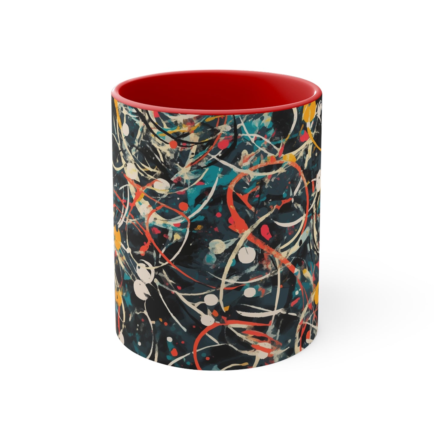 Pollock-Inspired Mug