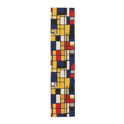 Mondrian-Inspired Table Runner