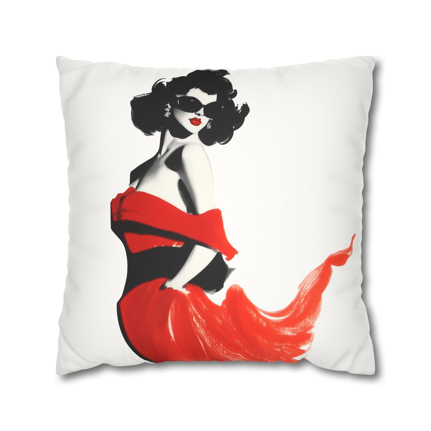 Scarlet Sophistication Pillowcase