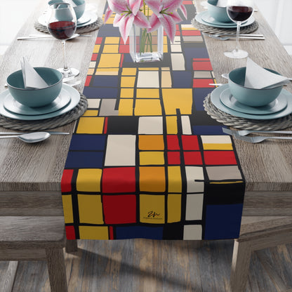 Mondrian-Inspired Table Runner