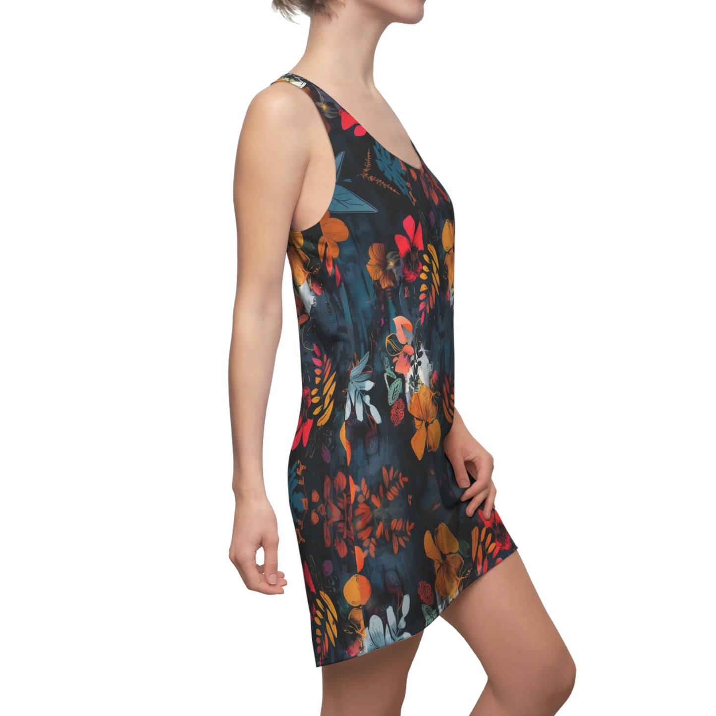 Noir Botanica Racerback Dress