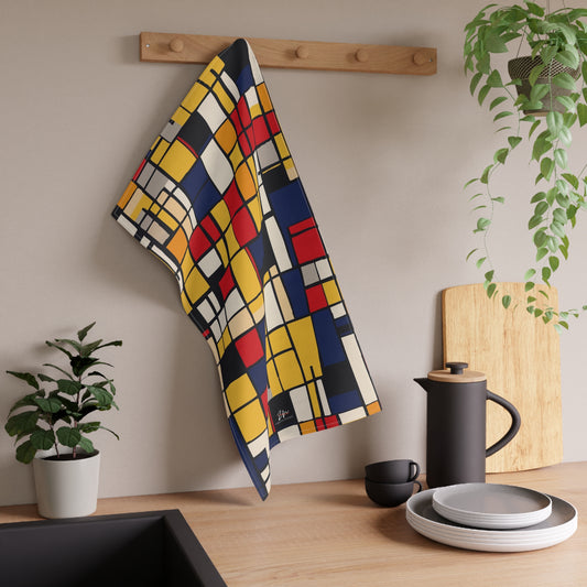 Mondrian-Inspired Tea Towels