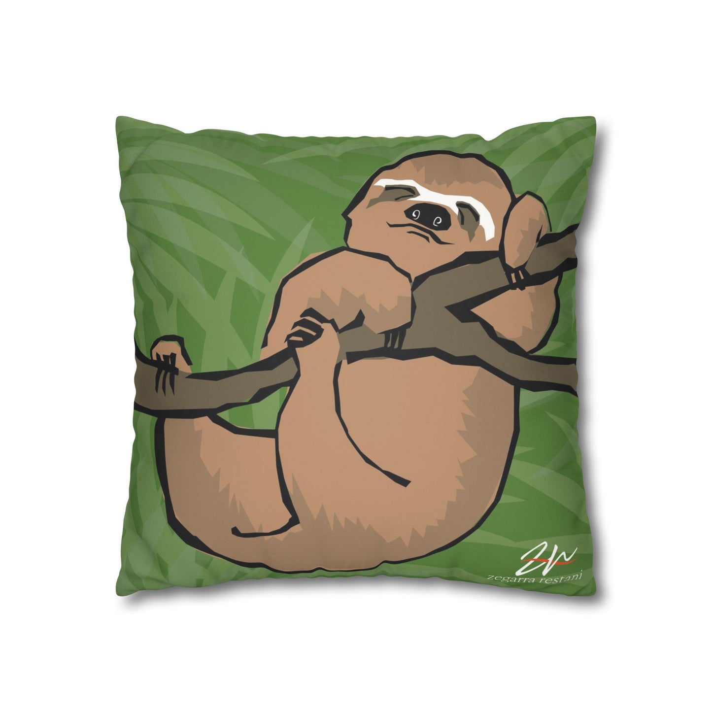 Costa Rica Three Toes Sloth Pillowcase