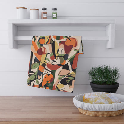 Cubist Garden Towels