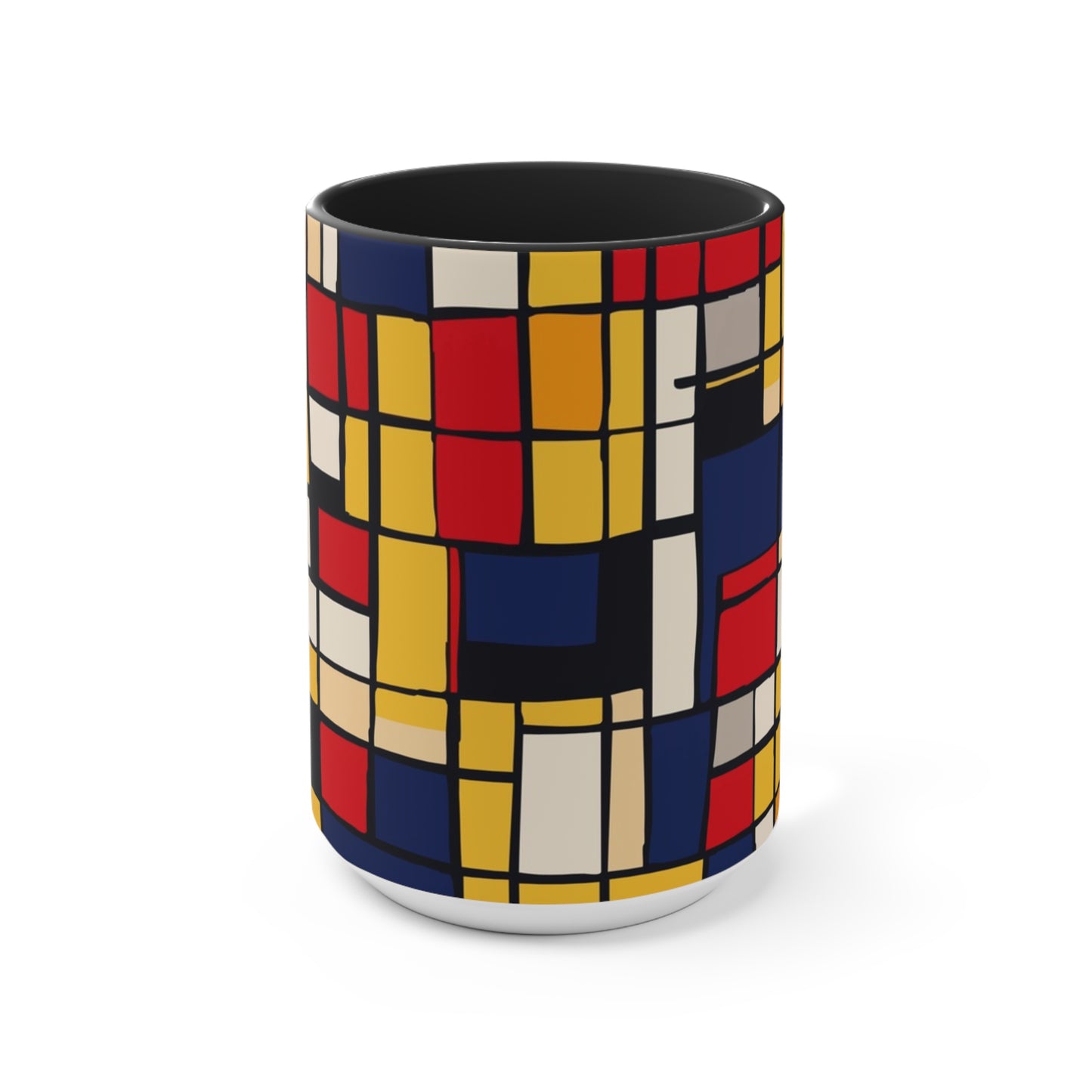 Mondrian-Inspired Mug