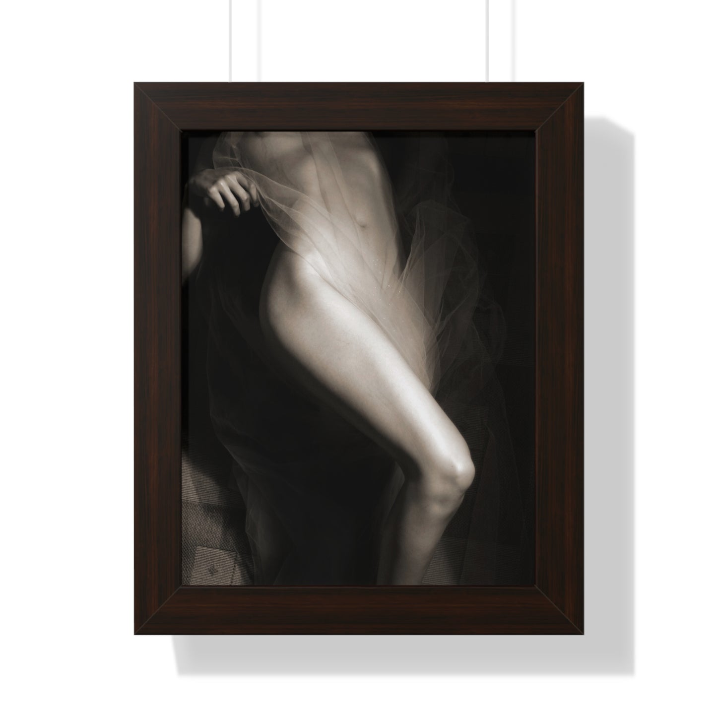 Veiled Elegance Framed Poster