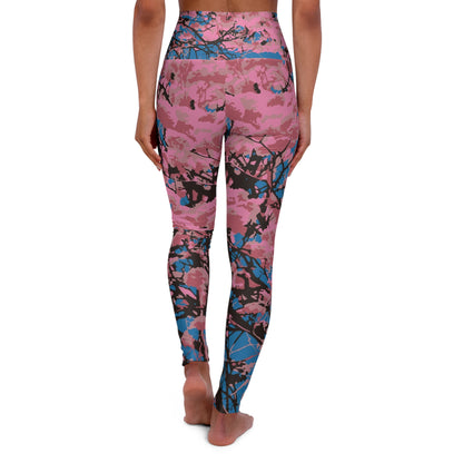 Roble de Sabana / High Waisted Yoga Leggings  (AOP)