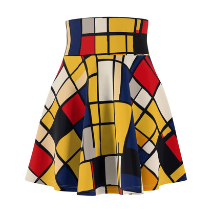 Mondrian-Inspired Skater Skirt