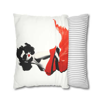 Scarlet Sophistication Pillowcase